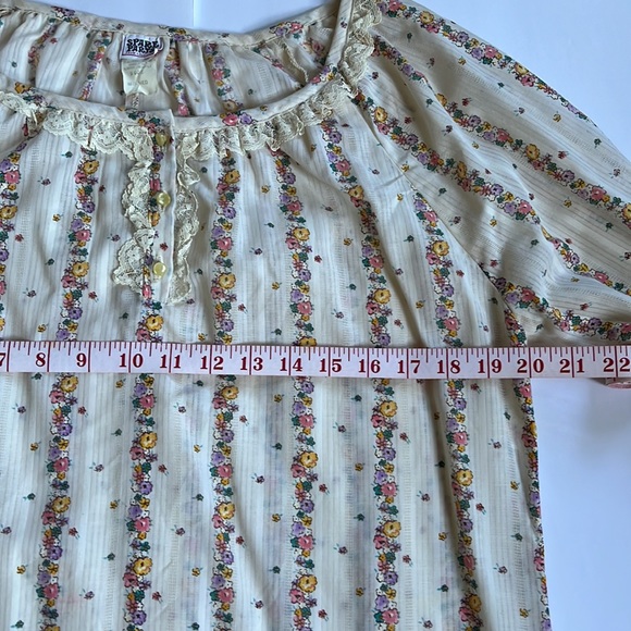 Vintage Top Spare Parts California Prairie Cottagecore Sz M 90s - Picture 9 of 13